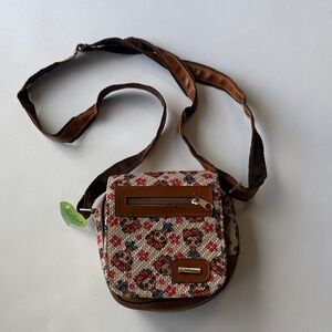 Frida Kahlo Woven “Collection” Crossbody Bag.